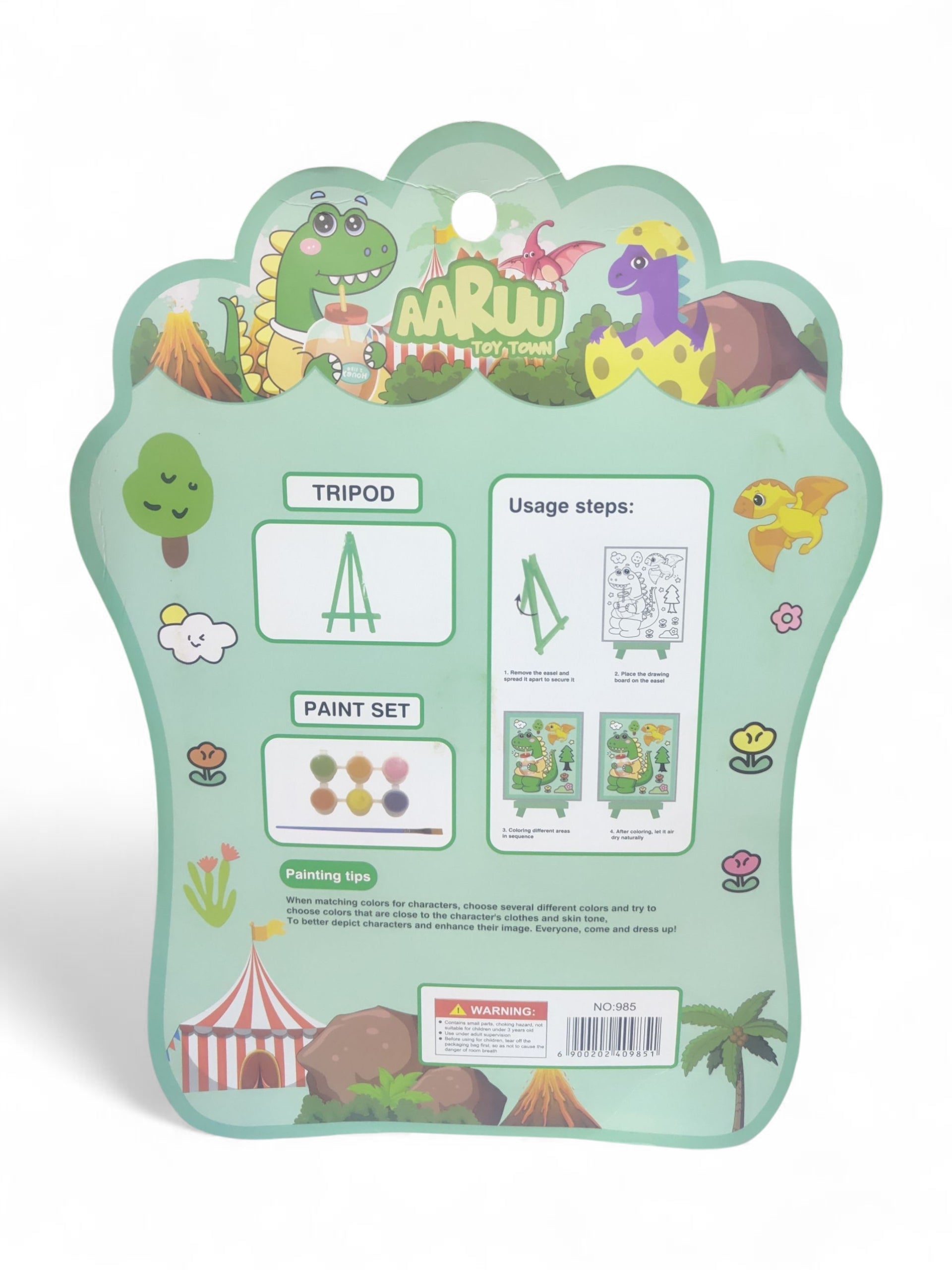 TOY AARUU DRAWING TOWN GREEN TOY AARUU DRAWING TOWN GREEN